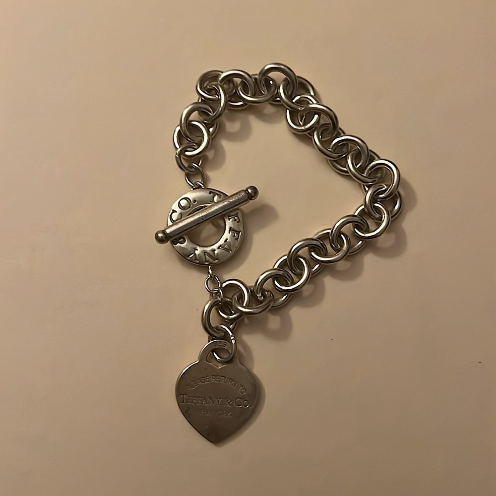 Tiffany & Co. Silver Heart Tag Bracelet